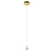 PHE SMALL CERAMIC LIGHT single pendant canopy mount on jpg